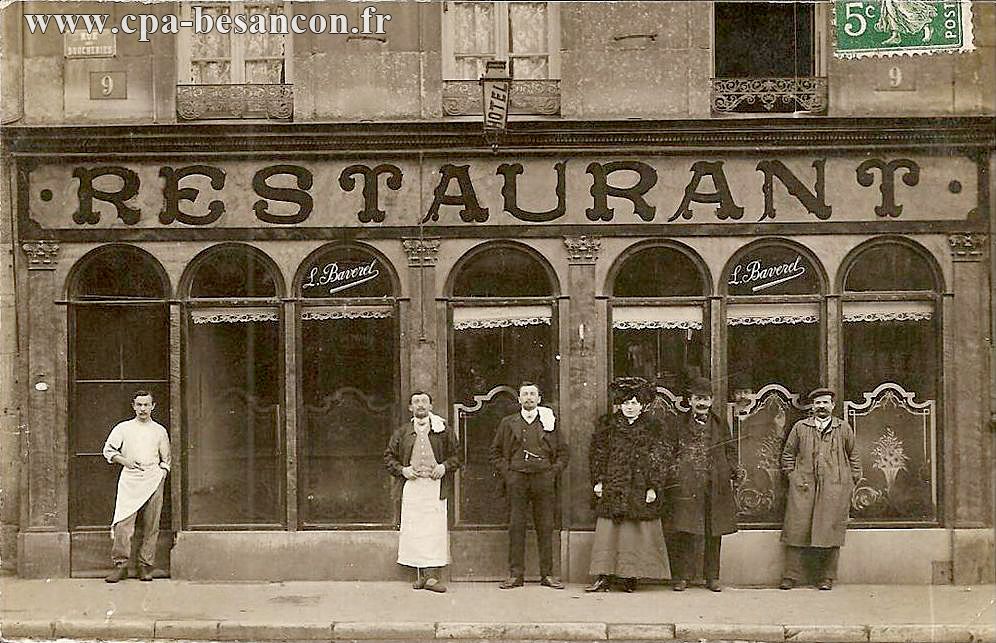 BESANÇON - Place de la Révolution - Hôtel du Levant - 9 rue des Boucheries